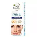Garnier Siero Viso Protettivo Anti-Macchie Super UV, Per Pelli Sensibili, Protezione SPF 50+, Ad Assorbimento Rapido, Con Acido Ialuronico e Vitamina E, Ambre Solaire, 40 ml