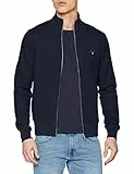 GANT THE ORIGINAL FULL ZIP CARDIGAN, Felpa Uomo, Blu ( EVENING BLUE ), L