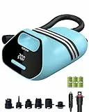 TOPUMP 7800 mAh Pompa Elettrica SUP TPS300, Pompa SUP ad Alta Pressione 20 PSI Paddle Board Intelligente, DC 12V Auto-Spento Compressore Ricaricabile Portatile Gonfiaggio e Sgonfiaggio a Due Stadi