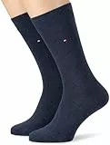 Tommy Hilfiger TH Men Sock Classic 2P Calze, 322 Navy Scuro, 43-46 (Pacco da 2) Uomo