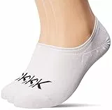 Calvin Klein Logo High Cut Footie 3 Pack, Calzini, Uomo, Blanco (White), Taglia unica
