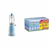 RINOWASH - doccia nasale micronizzata per la terapia aerosolica di adulti e bambini & Libenar Soluzione Isotonica, Soluzione Fisiologica Salina