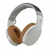 Skullcandy Cuffie Crusher Bluetooth Wireless Over-Ear con Microfono Integrato, Isolamento Acustico, Memory Foam, Stereo Haptic Bass Regolabile, Ricarica Rapida, 40 Ore di Autonomia, Grigio/Marrone