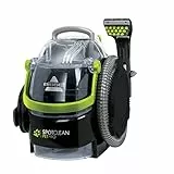 BISSELL 15585 SpotClean Pet Pro Aspirapolvere, Rimuove lo Sporco, liquidi e le macchie, Per Pulisci Scale, Tappezzeria, Automobili e Tappet, 750W, Leggero e Compatto, 82dB, ‎Nero/Verde/Trasparente