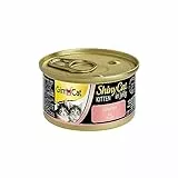 GimCat ShinyCat Kitten Pollo in gelatina, Alimento umido con carne e taurina per gattini, 24 scatolette, 24 x 70 g