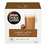 NESCAFÉ DOLCE GUSTO Caffelatte Caffè con Latte, 3 Confezioni da 16 capsule (48 capsule)