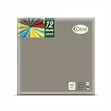 Class CE40-073-PEFC Airlaid Tovagliolo, Carta, Creta, 40x40x0.48 cm, 12 unità