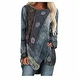 Generic Maglione da donna primaverile a maglia rosa 3/4 da donna, a maniche lunghe, in cotone, con cappuccio, da donna, colore bianco, corto, con chiusura lampo, grigio., M