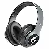 8s Cuffie Bluetooth, Cuffie Over Ear con 50 ore di Riproduzione, Cuffie Bluetooth 5.0 Wireless con Microfono CVC 8.0, Cuffie Audio Hi-Fi Padiglione Super Morbido per Corso Online,TV,Cellullari,PC