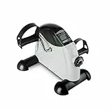 Ultrasport Mini Bici 100, trainer per braccia e gambe, cyclette, Mini Bici, trainer del movimento, ideale per anziani, silenziosa e senza manutenzione, Massimo peso utente Fino a 100 kg Grigio/Nero