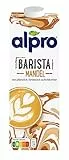 ALPRO BARISTA, bevanda alla MANDORLA, 100% vegetale, ideale con il caffè (8 confezioni x 1 Litro)