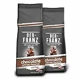 DER-FRANZ caffè, Aromatizzato Al Cioccolato, macinato, 2 x 500 g