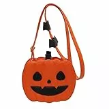 Tumotsit Borsa A Tracolla Con Zucca, Borsa A Tracolla Con Zucca Di Halloween Per Donna, Borsa Regalo Borse Per Dolcetto O Scherzetto Porta Zucca, Borsa Regalo A Spalla Con Diavolo Di Halloween