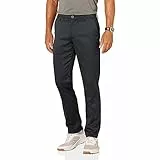 Amazon Essentials Pantaloni Elasticizzati Slim Uomo, Blu Marino, 34W / 33L