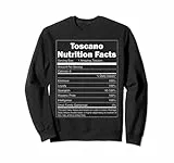 Funny Nutrition Facts Last Name Design - Toscano Felpa