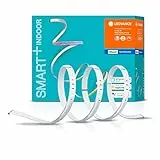 LEDVANCE SMART+ Striscia LED Smart, tecnologia Bluetooth, colore della luce modificabile, 2000 - 6500 K, colori RGB modificabili, lunghezza 180 cm, controllabile con Google, Alexa e Apple HomeKit