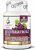 Colours of Life Resveratrolo Plus - Integratore di Resveratrolo - Antiossidante, Supporta la normale Funzionalità dell'Apparato Cardiovascolare - Senza Glutine e Vegano, 60 Compresse