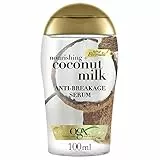 OGX, Siero per Capelli Anti-Rottura, Latte di Cocco, per Capelli Secchi, 100 ml