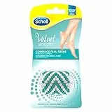 Scholl - Rullo scrub per pelle secca piedi e gambe – Velvet Smooth – La confezione da 2 rotoli