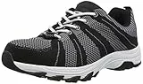 AmazonCommercial Eono Dearne Knit Trainer, Nero Grigio, 40 EU