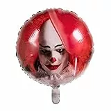 Boland 72357 - Palloncino horror Clown, 45 cm, con stampa su entrambi i lati, motivo horror, palloncini, elio, regalo, decorazione, compleanno, Halloween
