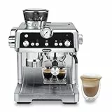 DeLonghi Macchina da Caffè Espresso Manuale La Specialista Prestigio con Tecnologia Sensor Grinding, Controllo Attivo della Temperatura e Preinfusione Dinamica, 1450 W, EC9355.M, colore Metallo