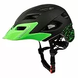 Casco Bici Bambino, Exclusky Casco Bici Bambina Casco MTB Enduro con Visiera per BMX Skateboard Scooter Monopattino Roller Ciclismo 50-57cm (5-13 Anni)