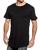URBAN CLASSICS Maglietta Uomo a Maniche Corte, Long Tee Look Rilassato, T-Shirt in Cotone con Scollo Rotondo, Diversi Colori Disponibili, Taglie: XS–5XL
