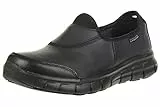 Skechers Sure Track, Mocassini Donna, Black Deep Drk, 39 EU