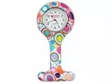 Gima - Orologio per Infermieri in Silicone, Quandrante Rotondo, Fantasia Bolle