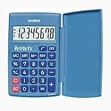 CasioLC-401LV-BU calcolatrice tascabile - Display a 8 cifre, blu
