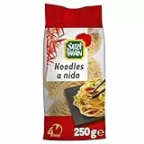 Suzi Wan Noodles a Nido di Semola di Grano Duro, Prodotto tipico Orientale, 8 confezioni da 250g ognuna
