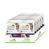 Natural Trainer Sterilised Mangime umido per Gatti Adulti con Tonno - 12 Buste x 85gr - 1020 gr