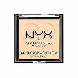 NYX Professional Makeup Fondotinta in polvere Can't Stop Won't Stop, Matte Finish, Fair