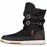 Kappa Cream Kids stivaletti Bambina, Nero (black/pink), 38 EU