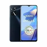 OPPO A16, Tripla Fotocamera I.A. 13+2+2MP, Display 6.52” 60HZ, Batteria 5000mAh, Ricarica rapida 10W, RAM 3GB + ROM 32GB Espandibile, cavo dati OPPO Tipo-C, Versione Italiana, Crystal Black