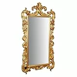 Biscottini Specchio grande da parete 2 metri x 100 cm | Specchio da parete grande con cornice in legno | Specchio da terra grande