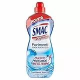 Smac Express - Pavimenti Freschezza Intensa, Detergente Multisuperficie, Azione Pulente Senza Risciacquo, 1000 ml