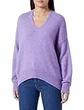 BOSS C_ Fondianan Maglione, Viola Brillante, XXL Donna