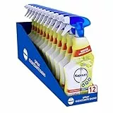 Napisan Spray Igienizzante Bagno Limone, Confezione da 12x750 ml di Igienizzante Spray Bagno, Igienizzante per la Pulizia delle Superfici del tuo Bagno