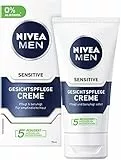 Nivea Men - crema idratante e lenitiva per uomini con pelle sensibile (75 ml)