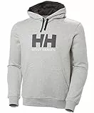 Helly Hansen Uomo HH Logo Hoodie, Grigio, L