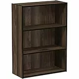 Furinno Pasir Librerie, Legno, Columbia Noce, 24.64 x 24.64 x 80.01 cm