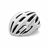 Giro, Casco da ciclismo Foray, Bianco (Matte White/Silver), 51-55 cm