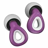 Tappi Per Orecchie Antirumore,Tappi Orecchie Per Dormire,Protezioni per l'udito，Tappi auricolari in silicone morbido e impermeabile,6 Tappi di Ricambio S/M/L - Miglior abbinamento (viola)