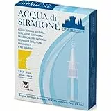 3X ACQUA DI SIRMIONE MENARINI - Spray 100% Acqua Termale Sulfurea per Igiene Quotidiana di Naso e Gola - 6 FLACONCINI da 15ml