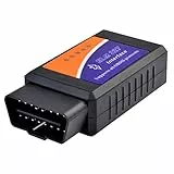 OBD2 Bluetooth Lettore Diagnosi per Auto Italiano Strumenti diagnostici per Motore OBD-II per BMW, Audi, Ford, Mercedes Benz, VW, Supporto Android & Symbian & Windows