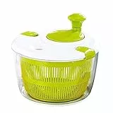 Centrifuga per Insalata con Coperchio 5L,Lavainsalata con Centrifuga,Centrifuga per Insalata Facile e Veloce,Bagno Asciuga Insalata Centrifuga,per Lavare E Asciugare Insalata 25 X 16cm