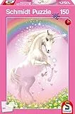 Schmidt Spiele 56354 Unicorno, puzzle per bambini da 150 pezzi, Multicolore, normale