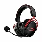 Hyperx Cloud Alpha Wireless Cuffie da Gaming per Pc, Autonomia Di 300 Ore, Dts Headphone:X Spatial Audio, Memory Foam, Driver a Doppia Camera, Microfono con Cancellazione Rumore, Telaio Alluminio